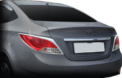ABS Chrome Tail Light Bezel 2012 - 2015 Hyundai Accent