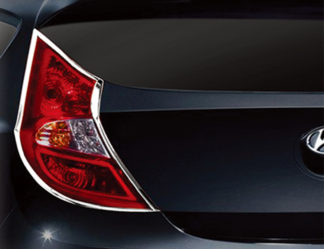 ABS Chrome Tail Light Bezel 2012 - 2015 Hyundai Accent