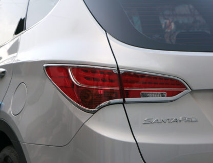 ABS Chrome Tail Light Bezel 4-Pc 2013 - 2013 Hyundai SantaFe