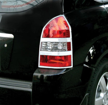 ABS Chrome Tail Light Bezel 2005 - 2009 Hyundai Tucson