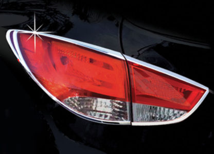 ABS Chrome Tail Light Bezel 4-Pc 2010 - 2013 Hyundai Tucson