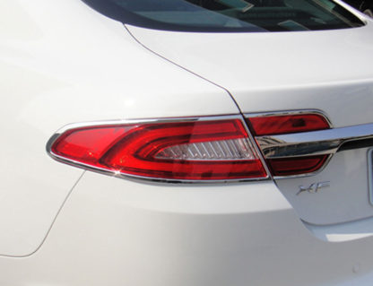 ABS Chrome Tail Light Bezel 6-Pc 2012 - 2013 Jaguar XF