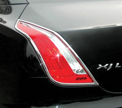 ABS Chrome Tail Light Bezel 2010 - 2013 Jaguar XJ