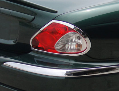 ABS Chrome Tail Light Bezel 2001 - 2008 Jaguar X-Type