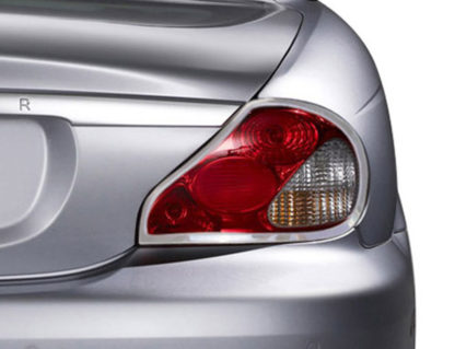ABS Chrome Tail Light Bezel ** CHECK THIS APPLICATION US VER X-TYPE ONLY AVAILABLE FROM 01-08 2009 - 2012 Jaguar X-Type