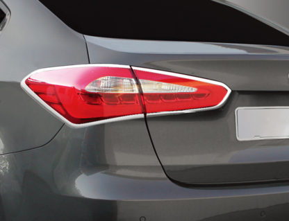 ABS Chrome Tail Light Bezel 4-Pc 2014 - 2014 Kia Forte Sedan