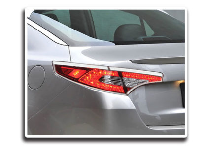 ABS Chrome Tail Light Bezel 4-Pc 2011 - 2013 Kia Optima