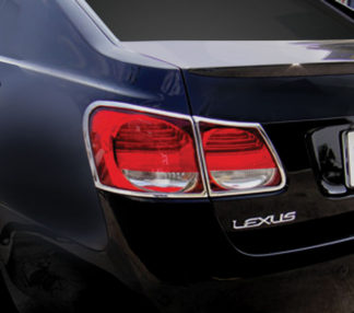 ABS Chrome Tail Light Bezel 4-Pc 2006 - 2012 Lexus GS
