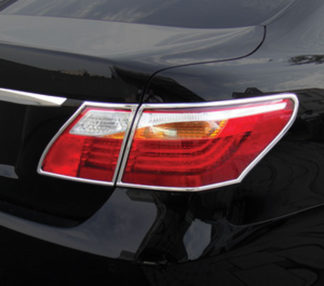 ABS Chrome Tail Light Bezel 4-Pc 2010 - 2012 Lexus LS