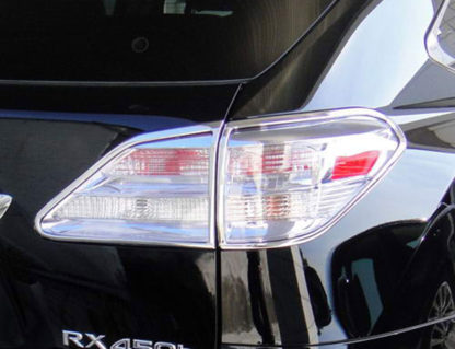 ABS Chrome Tail Light Bezel 4-Pc 2010 - 2012 Lexus RX