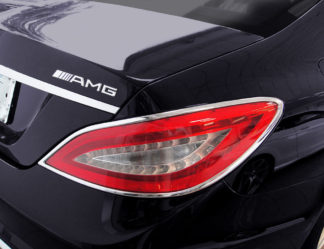 ABS Chrome Tail Light Bezel 2012 - 2013 Mercedes CLS