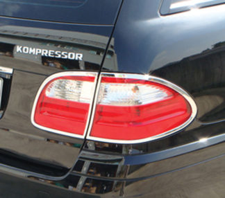 ABS Chrome Tail Light Bezel 4-Pc 2003 – 2009 Mercedes E-Class