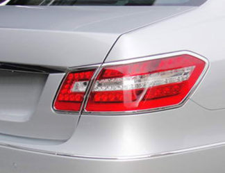 ABS Chrome Tail Light Bezel 4-Pc 2010 – 2013 Mercedes E-Class
