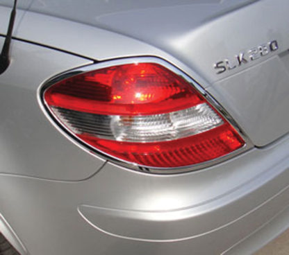 ABS Chrome Tail Light Bezel 2005 - 2011 Mercedes SLK