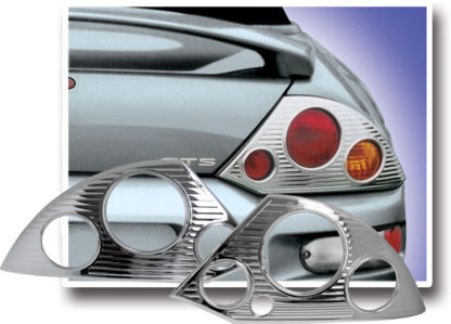 ABS Chrome Tail Light Bezel 2000 - 2005 Mitsubishi Eclipse