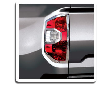 ABS Chrome Tail Light Bezel 2014 - 2015 Toyota Tundra