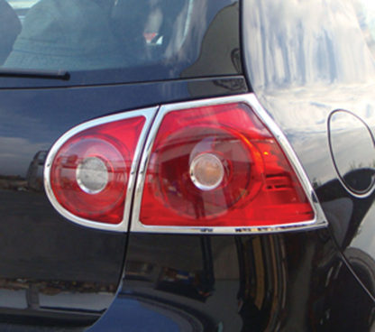 ABS Chrome Tail Light Bezel 4-Pc 2006 - 2009 Volkswagen Golf5 | Rabbit