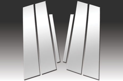 Mirror Finish Stainless Steel Pillar Post 6-Pc 2013 - 2016 Acura ILX