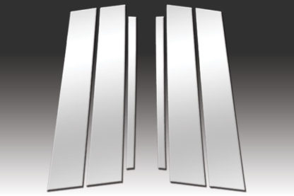Mirror Finish Stainless Steel Pillar Post 6-Pc 2013 - 2016 Acura RDX