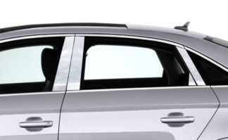 Mirror Finish Stainless Steel Pillar Post 8-Pc 2015 – 2016 Audi A3-Sedan