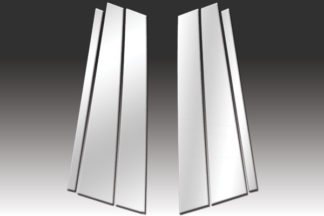 Mirror Finish Stainless Steel Pillar Post 6-Pc 2003 - 2007 BMW X3-E83