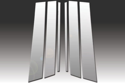 Mirror Finish Stainless Steel Pillar Post 6-Pc 2000 - 2005 Cadillac DeVille