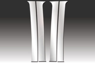 Mirror Finish Stainless Steel Pillar Post 4-Pc 1988 – 1998 Chevy C10/CK-Pickup-RegularCab/ExtendedCab