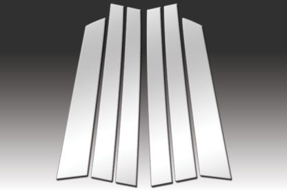 Mirror Finish Stainless Steel Pillar Post 6-Pc 1991 - 1996 Chevy Caprice