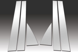 Mirror Finish Stainless Steel Pillar Post 6-Pc 2005 – 2009 Chevy Equinox