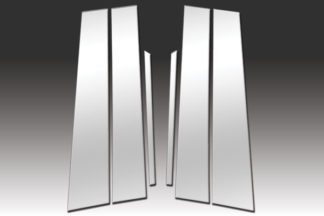 Mirror Finish Stainless Steel Pillar Post 6-Pc 2010 - 2016 Chevy Equinox