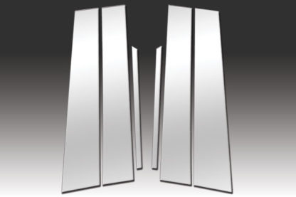 Mirror Finish Stainless Steel Pillar Post 6-Pc 2010 - 2016 Chevy Equinox