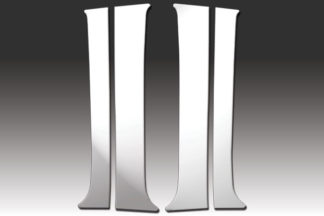 Mirror Finish Stainless Steel Pillar Post 4-Pc 1999 - 2006 Chevy Silverado-CrewCab