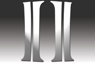 Mirror Finish Stainless Steel Pillar Post 4-Pc 1999 - 2006 Chevy Silverado-ExtendedCab