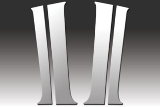 Mirror Finish Stainless Steel Pillar Post 4-Pc 2000 – 2006 Chevy Suburban