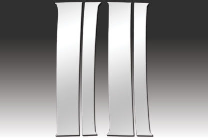 Mirror Finish Stainless Steel Pillar Post 4-Pc 1992 - 1999 Chevy Suburban