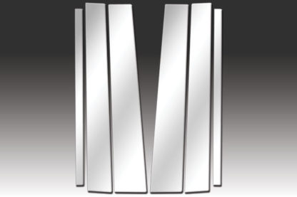 Mirror Finish Stainless Steel Pillar Post 6-Pc 2002 - 2009 Chevy Trailblazer