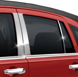 Mirror Finish Stainless Steel Pillar Post 6-Pc 2007 – 2012 Dodge Caliber