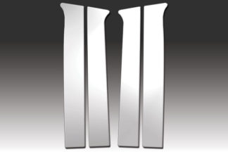 Mirror Finish Stainless Steel Pillar Post 4-Pc 2005 – 2010 Dodge Dakota