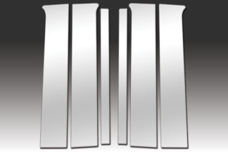 Mirror Finish Stainless Steel Pillar Post 6-Pc 2004 – 2009 Dodge Durango