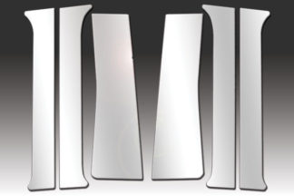 Mirror Finish Stainless Steel Pillar Post 6-Pc 2007 - 2011 Dodge Nitro
