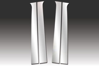 Mirror Finish Stainless Steel Pillar Post 4-Pc 2002 - 2008 Dodge Ram-CrewCab/QuadCab