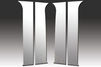 Mirror Finish Stainless Steel Pillar Post 4-Pc 2008 – 2016 Ford F250-CrewCab
