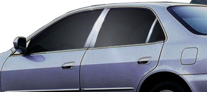 Carbon Fiber Edge Pillar Post 4-Pc 1998 - 2002 Honda Accord-Sedan