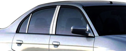 Mirror Finish Stainless Steel Pillar Post 6-Pc 2001 - 2005 Honda Civic-Sedan