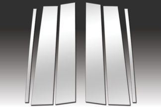 Mirror Finish Stainless Steel Pillar Post 6-Pc 2009 - 2015 Honda Pilot