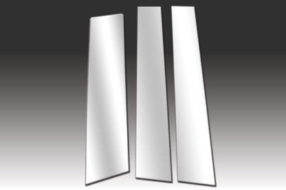 Mirror Finish Stainless Steel Pillar Post 3-Pc 2012 - 2016 Hyundai Veloster