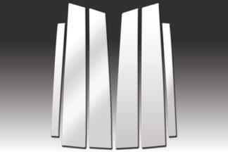 Mirror Finish Stainless Steel Pillar Post 6-Pc 2003 - 2006 Infiniti G-Series-Sedan