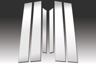 Q70) Mirror Finish Stainless Steel Pillar Post 6-Pc 2011 - 2013 Infiniti M-Series(14-16