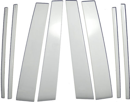 Mirror Finish Stainless Steel Pillar Post 6-Pc 2011 - 2013 Infiniti QX56/14-16QX80