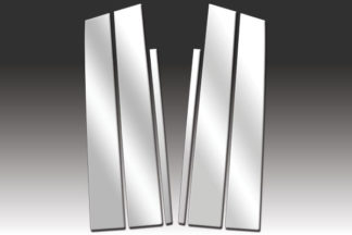 Mirror Finish Stainless Steel Pillar Post 6-Pc 2011 - 2016 Lexus CT200h